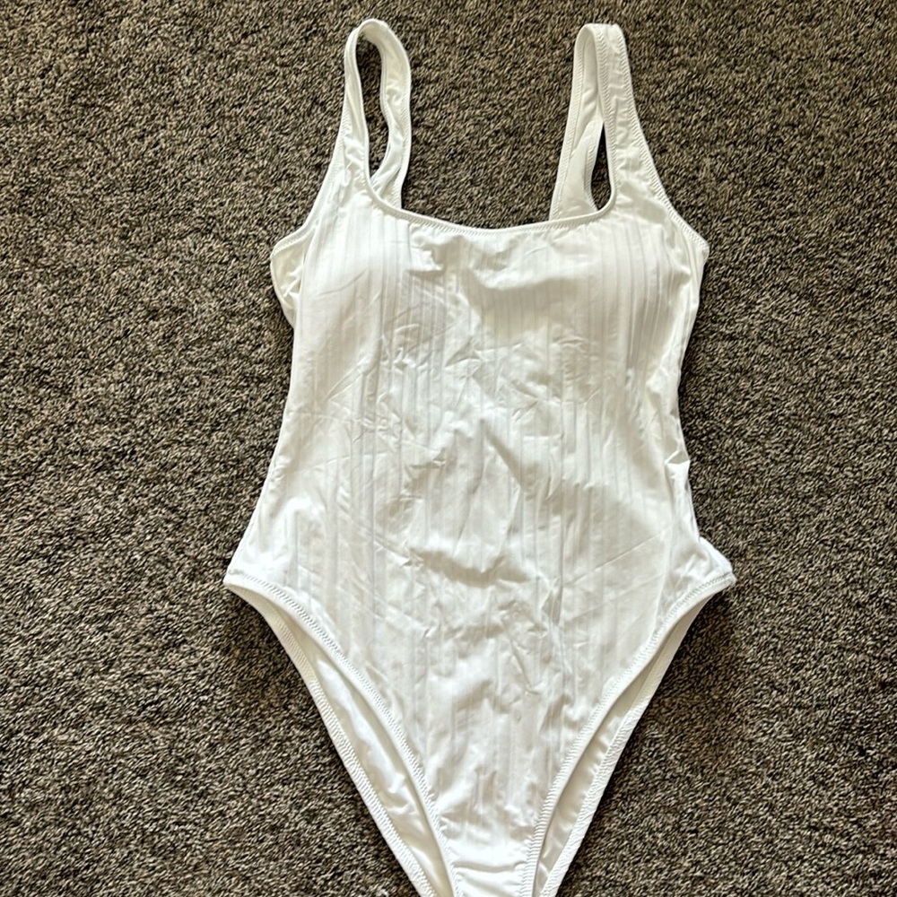 Aerie White One Piece Swimsuit